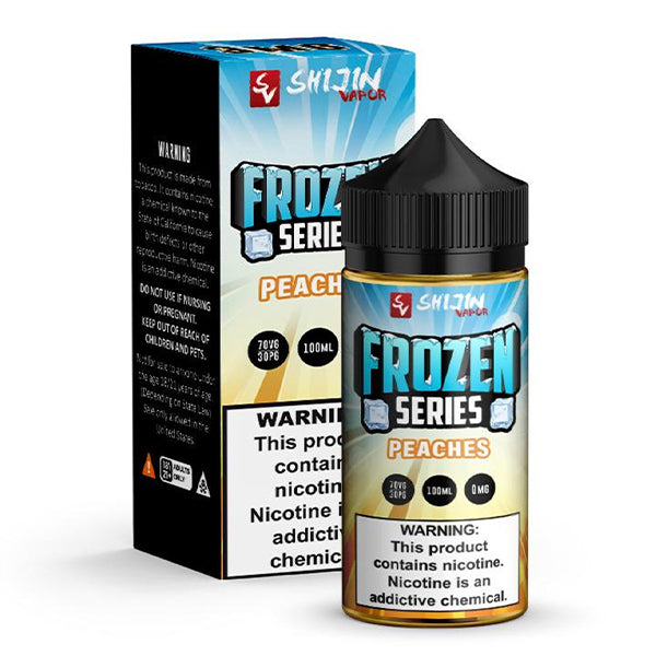 Frozen Peaches by Frozen Vape Co Series 100mL with Packaging