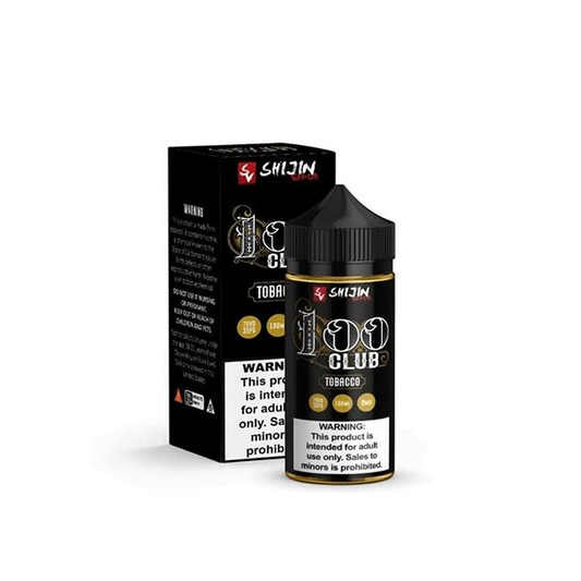 Tobacco by 100 Club Series 100mL with Packaging