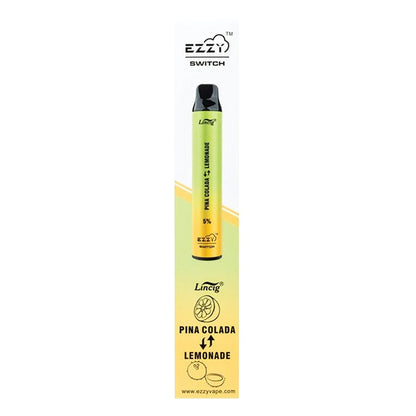 Ezzy Switch Disposable | 2400 Puffs | 6.5mL Pina Colada Lemonade Packaging
