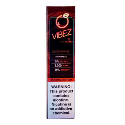 Vibez Pod Disposable | 3500 Puffs | 9mL Blood Orange with Packaging