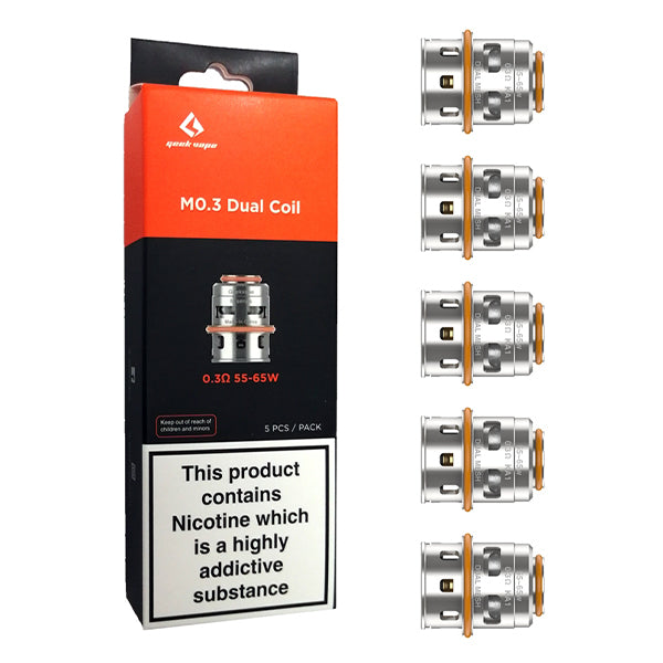 Geekvape M Series Coils  0.3ohm 5-Pack with packaging
