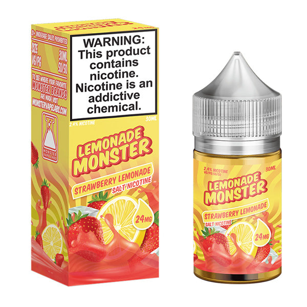 Strawberry Lemonade by Lemonade Monster Salts 30mL with Packaging