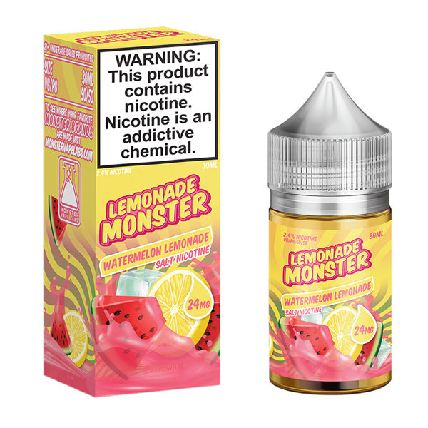 Watermelon Lemonade by Lemonade Monster Salts 30mL with Packaging