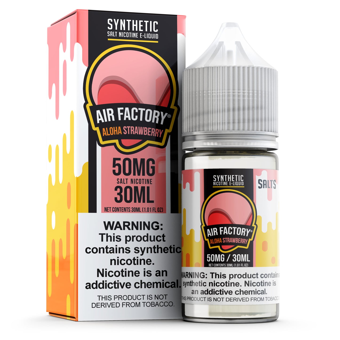 Aloha Strawberry by Air Factory Salt Tobacco-Free Nicotine Series 30mL with Packaging