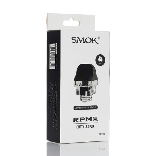 SMOK RPM 4 Replacement Pods | 3-Pack Lp2 coil compatible with packaging