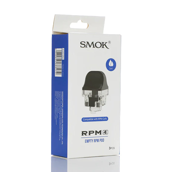 SMOK RPM 4 Replacement Pods | 3-Pack Rpm coil compatible with packaging