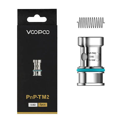 VooPoo PnP Coils | 5-Pack TM2 0.8ohm with packaging