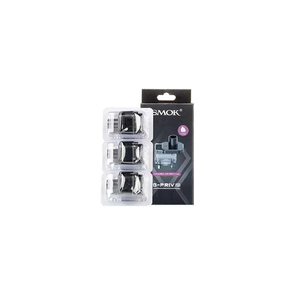 SMOK G-Priv Pod Replacement Pods 3-Pack Lp2 coil compatible with packaging