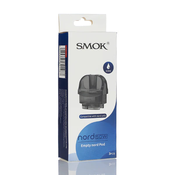 SMOK Nord 50W Replacement Pods 3-Pack nord coil packaging