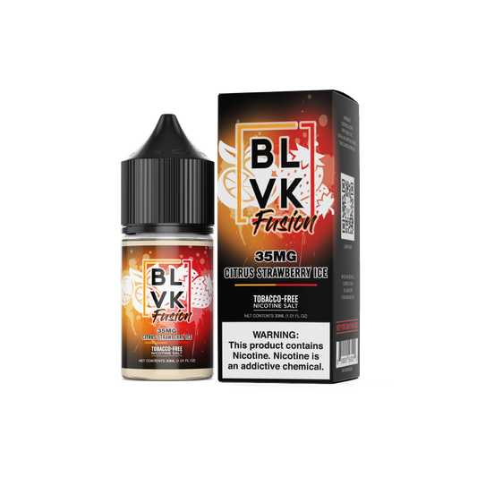 Citrus Strawberry Ice by BLVK TF-Nic Salt Series 30mL with Packaging