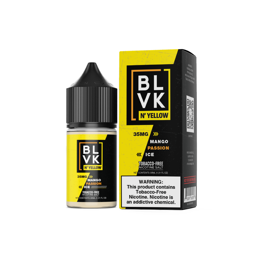 Mango Passion Ice by BLVK TF-Nic Salt Series 30mL with Packaging
