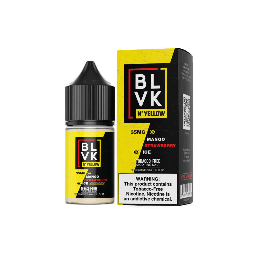 Mango Strawberry Ice by BLVK TF-Nic Salt Series 30mL with Packaging