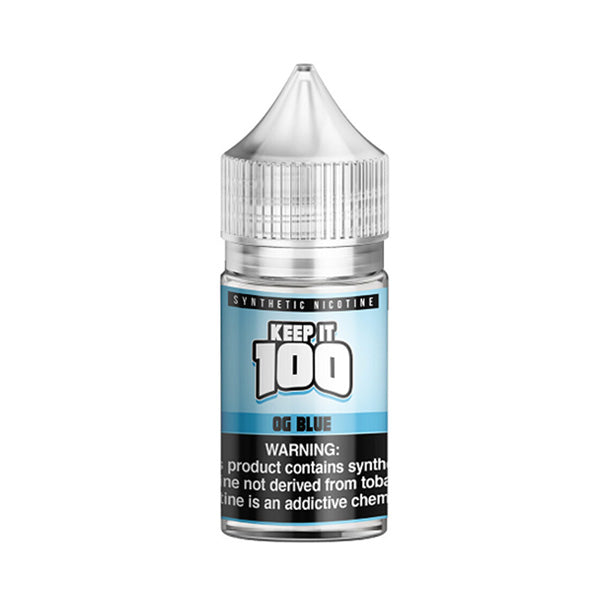 Blue by Keep It 100 Tobacco-Free Nicotine Salt Series 30mL Bottle