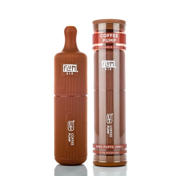 Flum Gio Disposable | 3000 Puffs | 8mL Coffee Pump with Packaging