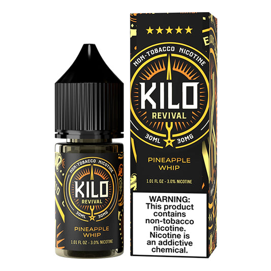 Pineapple Whip by Kilo Revival Tobacco-Free Nicotine Salt Series 30mL with Packaging