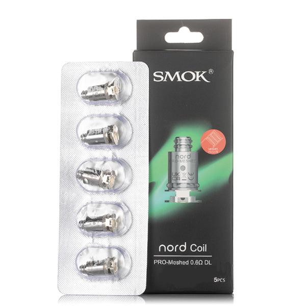 SMOK Nord Pro Coils 0.6ohm 5-Pack with packaging