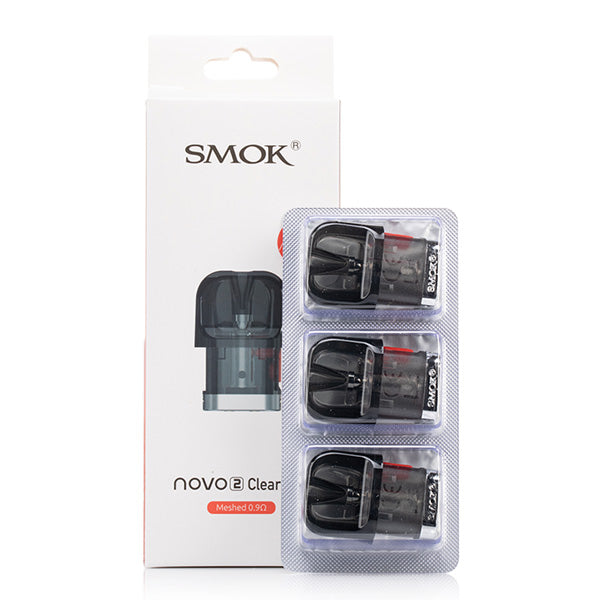 SMOK Novo 2 Replacement Pod Cartridge (Pack of 3) with packaging