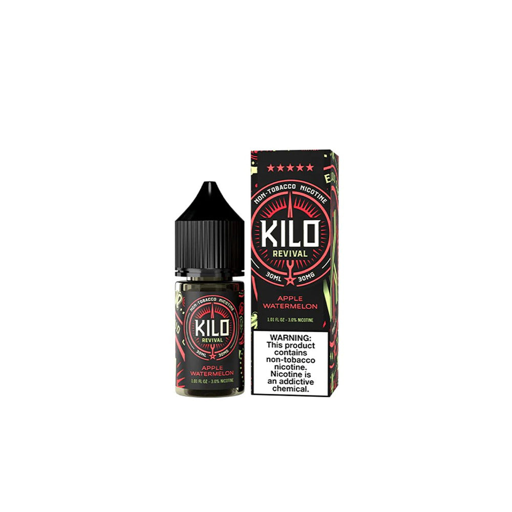 Apple Watermelon by Kilo Revival Tobacco-Free Nicotine Salt Series 30mL with Packaging