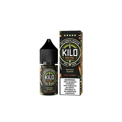 Mango Guava by Kilo Revival Tobacco-Free Nicotine Salt Series 30mL with Packaging