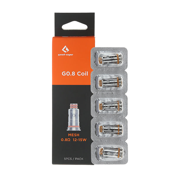 GeekVape G Coils Pod Formula 0.8ohm 5-Pack with packaging