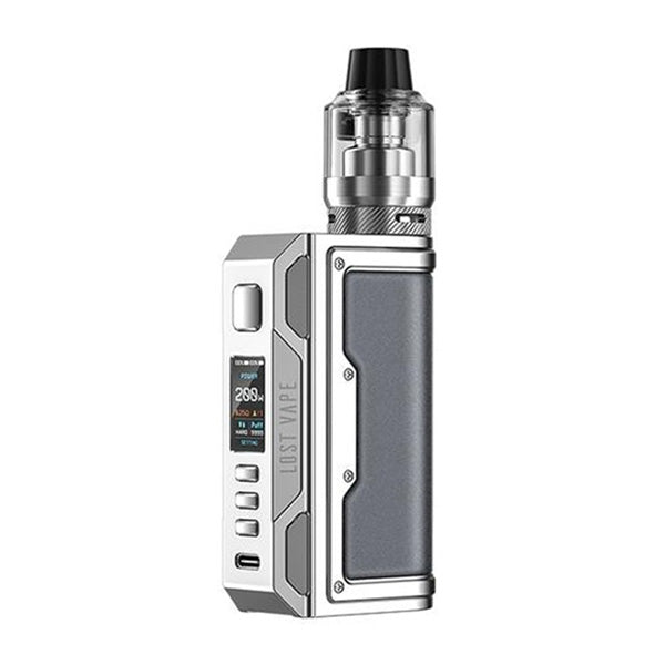 Lost Vape Thelema Quest 200W Kit Stainless Steel Leather