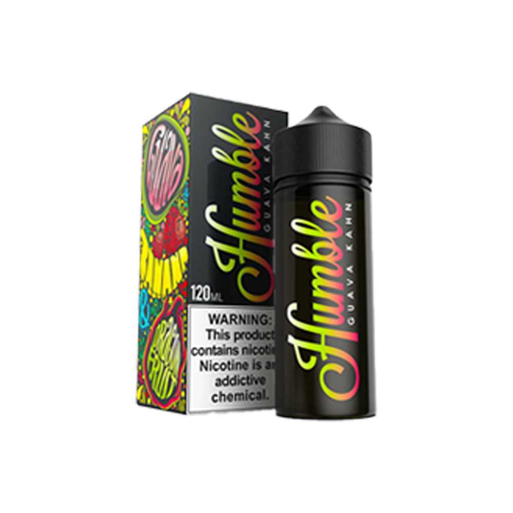 Guava Kahn Tobacco-Free Nicotine By Humble E-Liquid  with Packaging