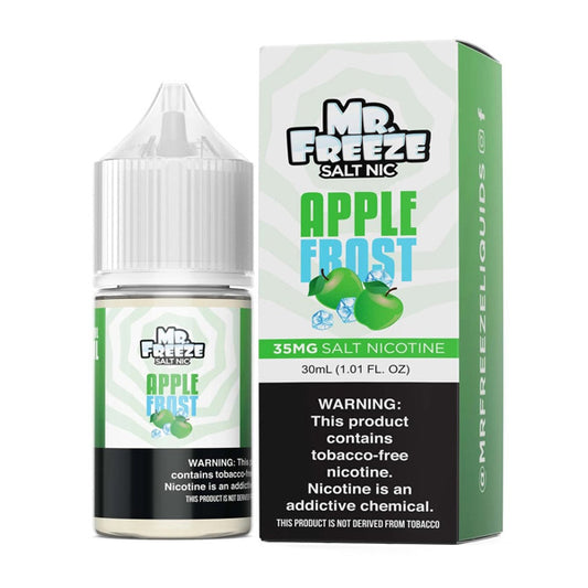 Apple Frost by Mr. Freeze Tobacco-Free Nicotine Salt Series 30mL with Packaging