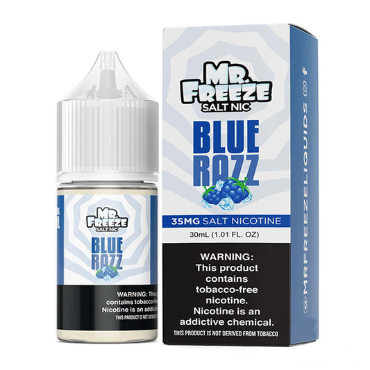 Blue Raspberry by Mr. Freeze Tobacco-Free Nicotine Salt Series 30mL with Packaging