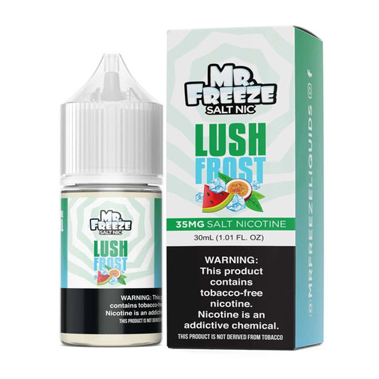 Lush Frost by Mr. Freeze Tobacco-Free Nicotine Salt Series 30mL with Packaging