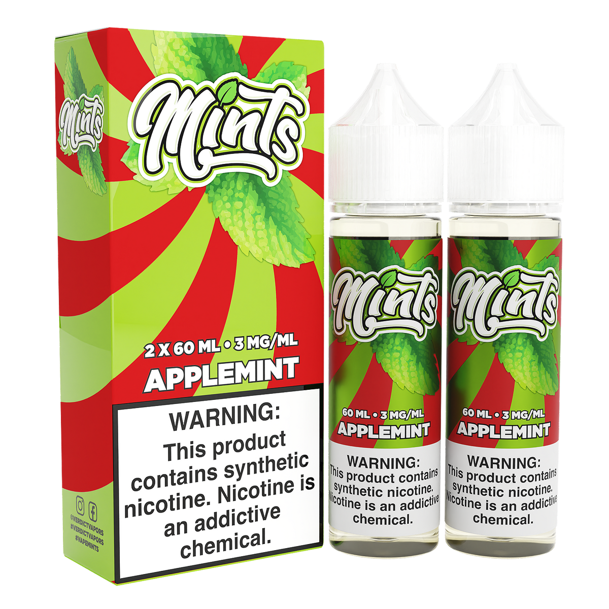 Applemint by Mints Series 2x 60mL with Packaging
