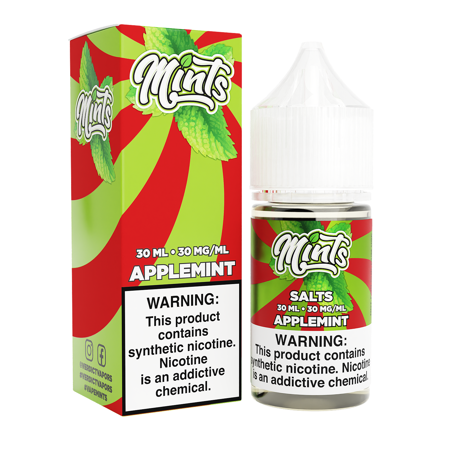 Applemint by Mints Salt Series 30mL with Packaging