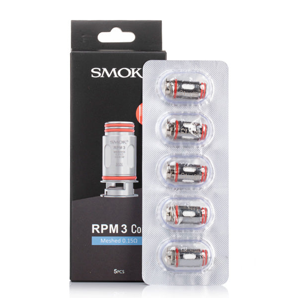 SMOK RPM 3 Coils 0.15ohm 5-Pack) with packaging