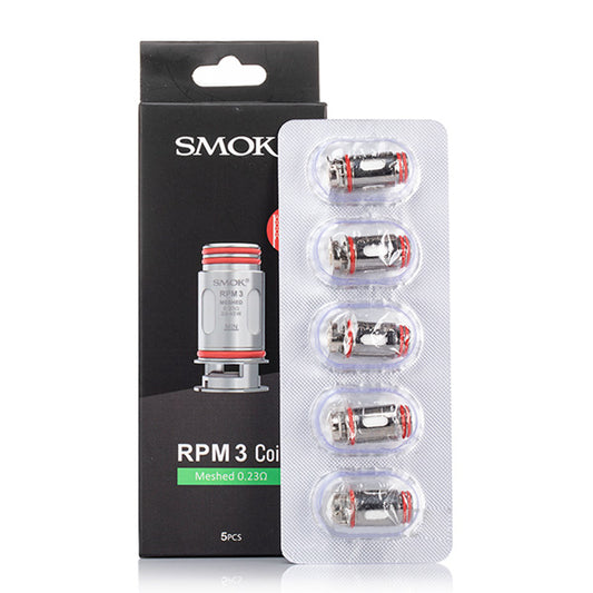SMOK RPM 3 Coils 0.23ohm (5-Pack) with packaging