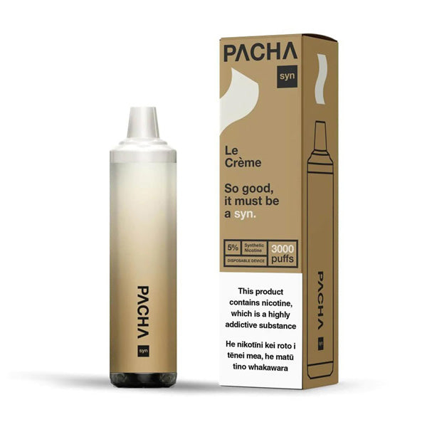 Pachamama Syn Disposable | 3000 Puffs | 8mL Le Creme with Packaging