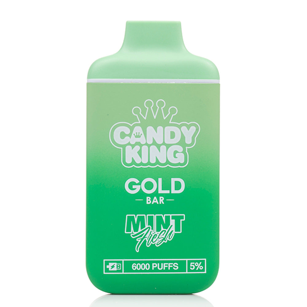 Candy King Gold Bar Disposable | 6000 Puffs | 13mL Mint Fresh