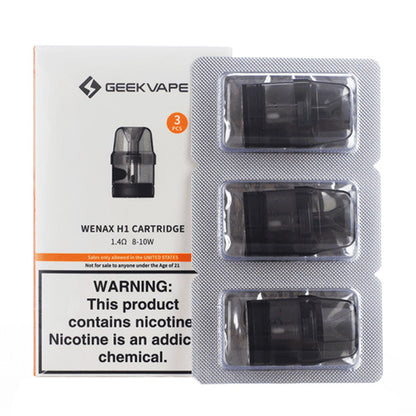 Geekvape Wenax H1 Replacement Pod 1.4 ohm with packaging
