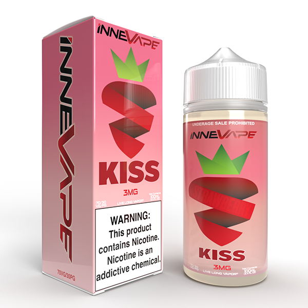 Strawberry Kiss Ice by Innevape TF-Nic Series 100mL with Packaging