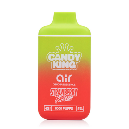 Candy King Gold Bar Disposable | 6000 Puffs | 13mL Strawberry Rolls