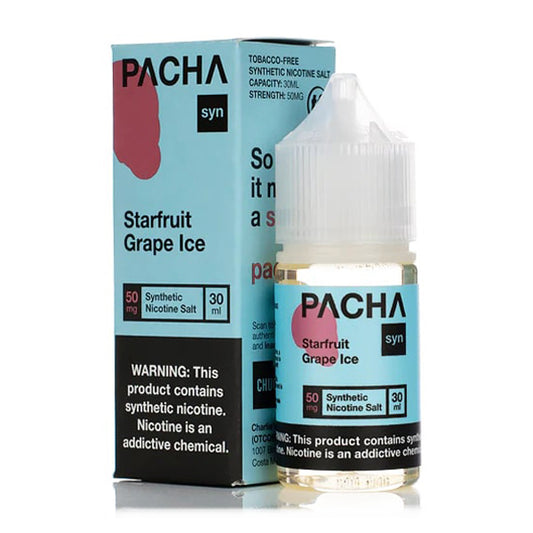 Starfruit Grape Ice by TFN Pachamama Salt Series 30mL with Packaging