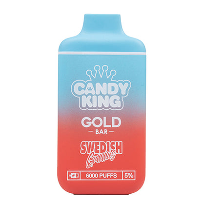 Candy King Gold Bar Disposable | 6000 Puffs | 13mL Swedish Gummies