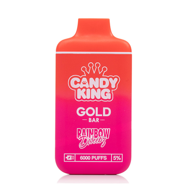 Candy King Gold Bar Disposable | 6000 Puffs | 13mL Rainbow Dweebs