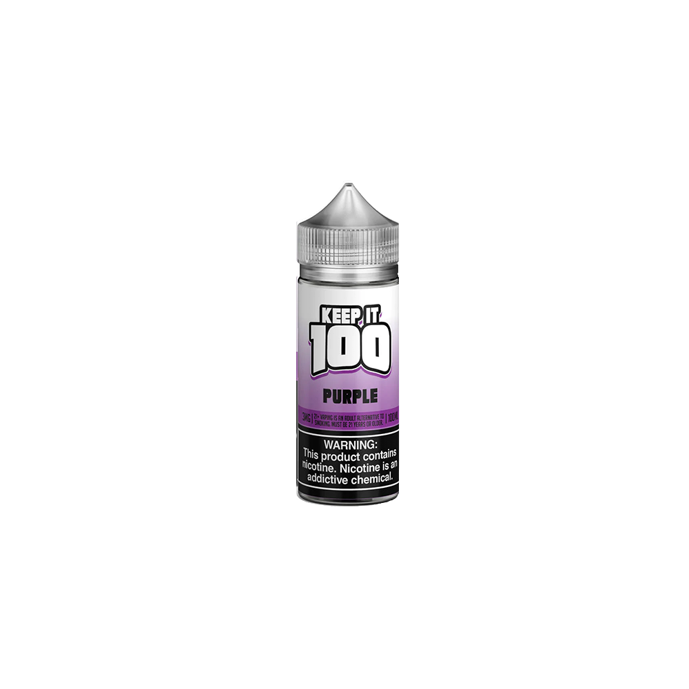 Purple by Keep It 100 Tobacco-Free Nicotine Series 100mL Bottle