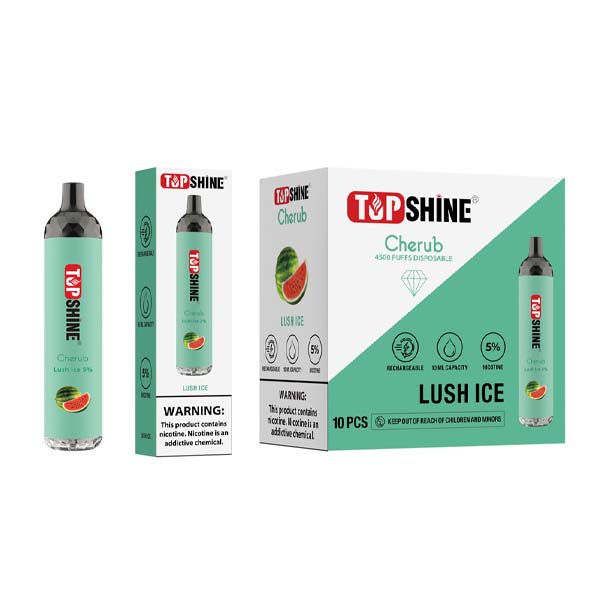 Topshine Disposable | 4500 Puffs | 10mL Lush Ice	 with Packaging