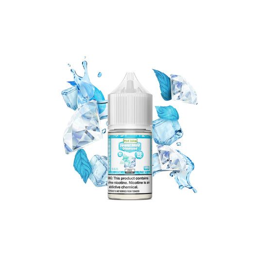 Jewel Mint Diamond by Pod Juice Salt TFN Series E-Liquid 30mL Bottle