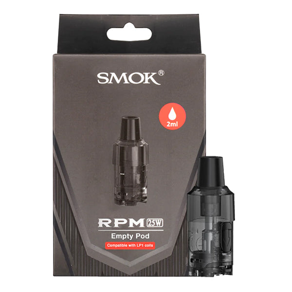 SMOK RPM25W Replacement Pod 2mL (3-Pack) with packaging