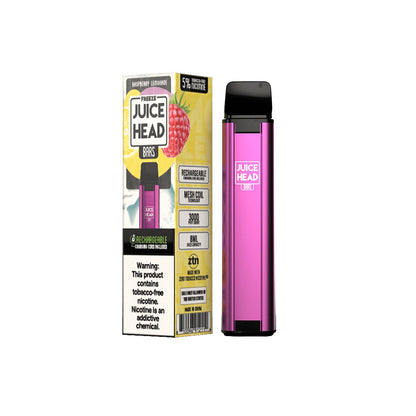 Juice Head Bars Disposable | 3000 Puffs | 8mL Raspberry Lemonade with packaging
