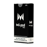 Mi-Pod Pro Replacement Pods 2mL 2-Pack black