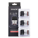 SMOK Novo 2x Replacement Pod MTL 0.9ohm 2mL 3-Pack with packaging