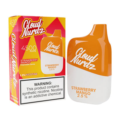 Cloud Nurdz 4500 Puffs Disposable | 12mL Stawberry Mango