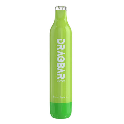 ZOVOO - DRAGBAR Disposable | 5000 Puffs | 13mL Green Apple Ice	